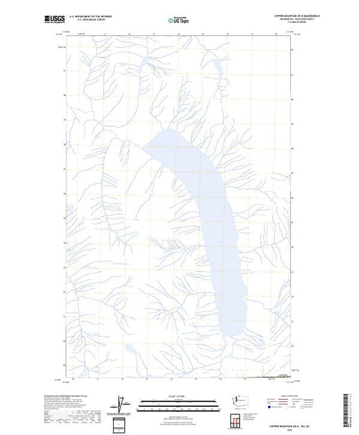 US Topo 7.5-minute map for Copper Mountain OE N WABC – American Map Store