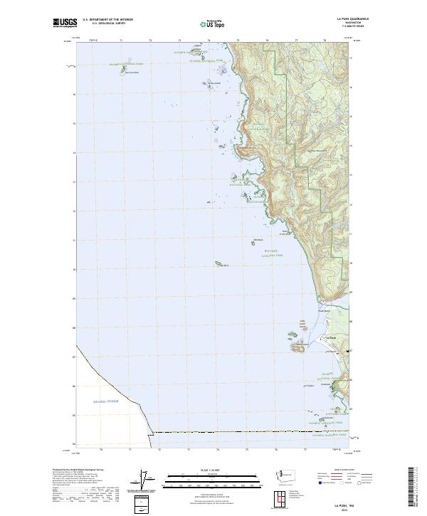 US Topo 7.5-minute map for La Push WA