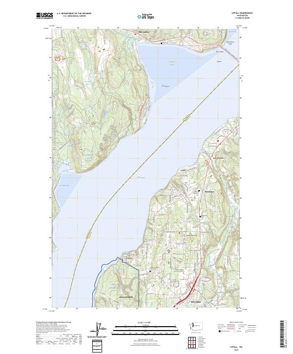 US Topo 7.5-minute map for Lofall WA