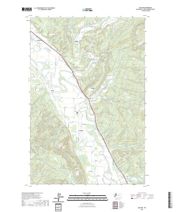 US Topo 7.5-minute map for Malone WA