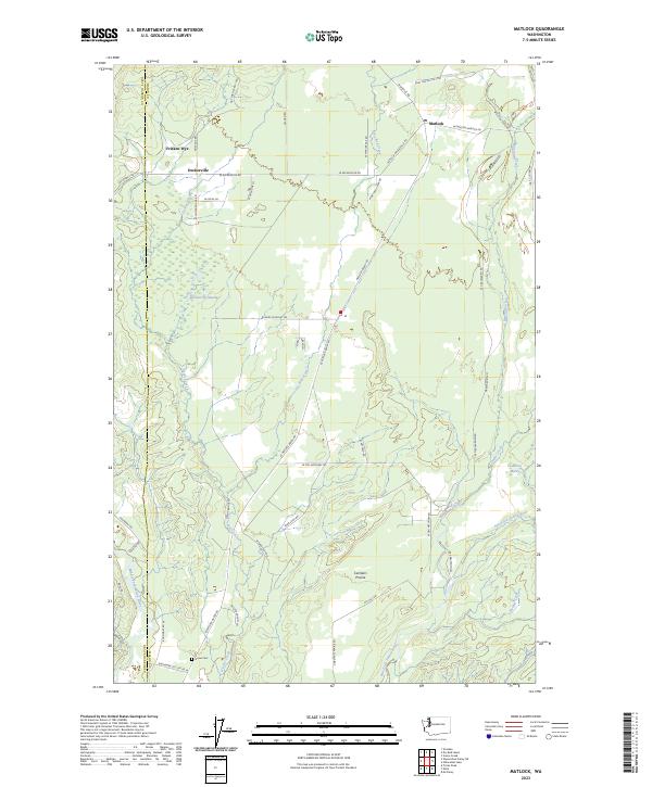 Washington State Matloc Map.pdf US Topo 7.5-minute map for Matlock WA – American Map Store