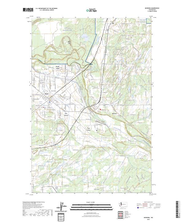 US Topo 7.5-minute map for McKenna WA
