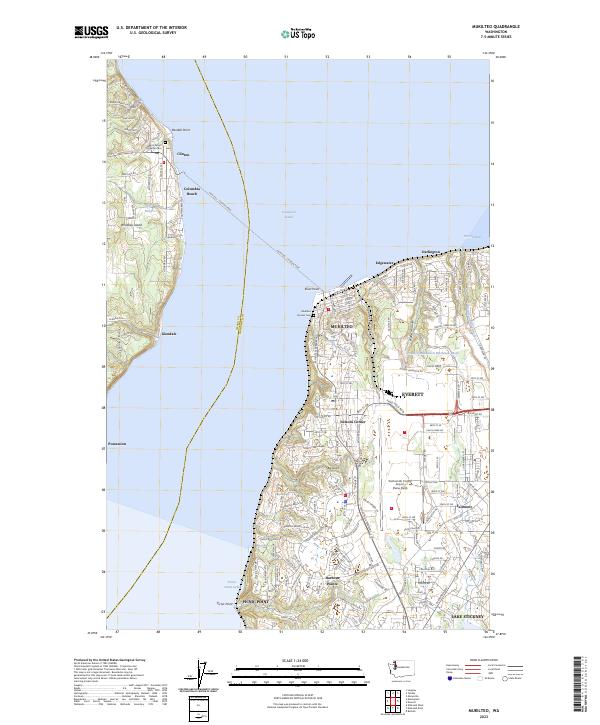 US Topo 7.5-minute map for Mukilteo WA