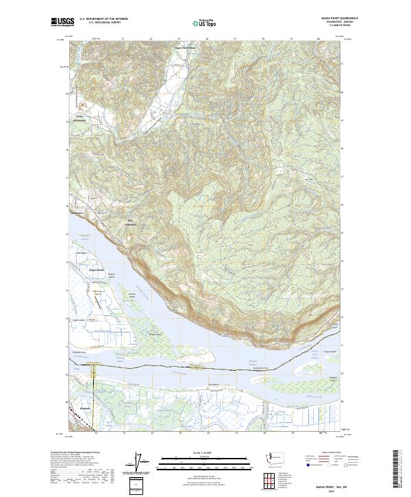 US Topo 7.5-minute map for Nassa Point WAOR