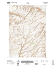 US Topo 7.5-minute map for Nine Canyon WA
