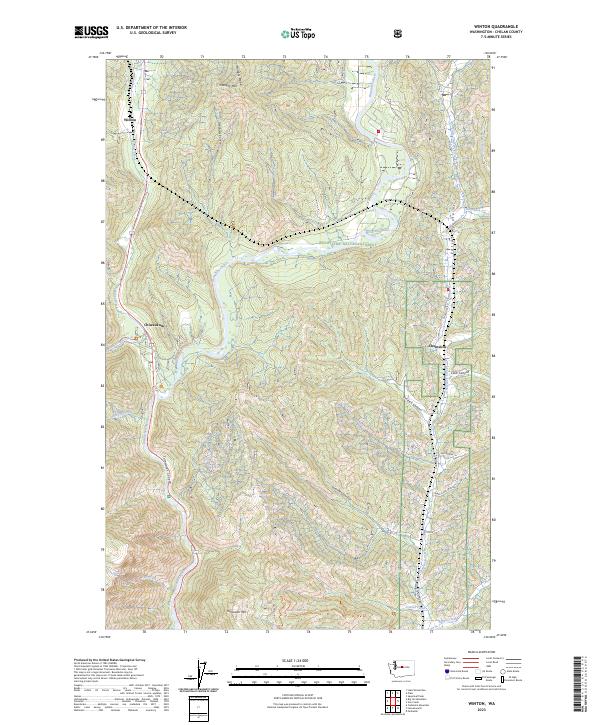 US Topo 7.5-minute map for Winton WA