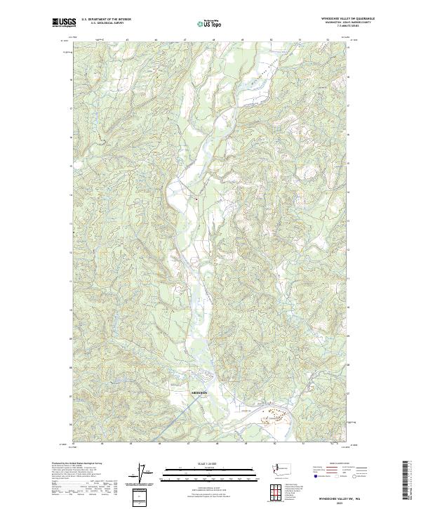 US Topo 7.5-minute map for Wynoochee Valley SW WA