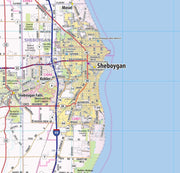 Milwaukee Metro Area Wall Map
