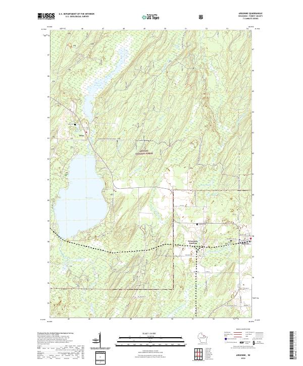 US Topo 7.5-minute map for Argonne WI