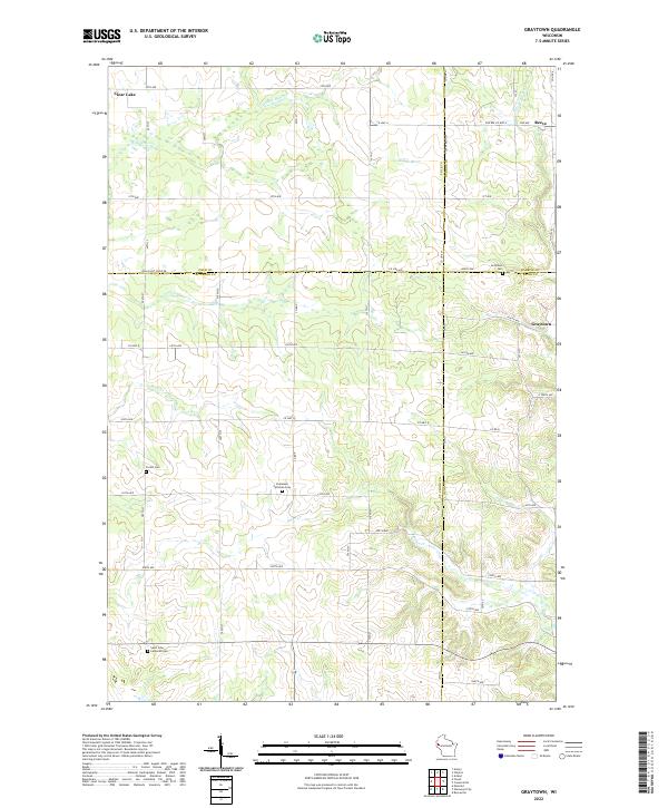 US Topo 7.5-minute map for Graytown WI