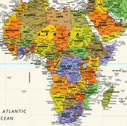 Contemporary World Wall Map by Globe Turner