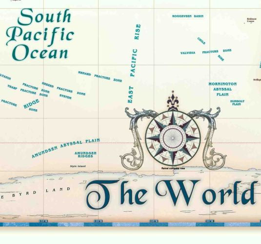 Legacy Style World Wall Map by Compart Maps