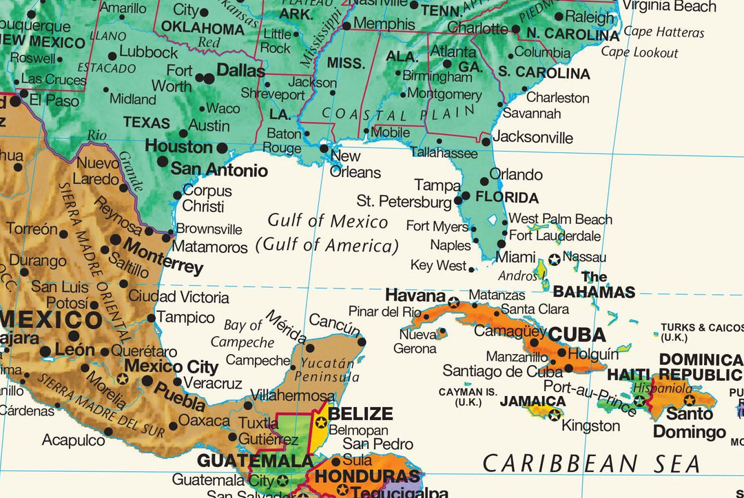 Contemporary World Wall Map with Flags by Globe Turner