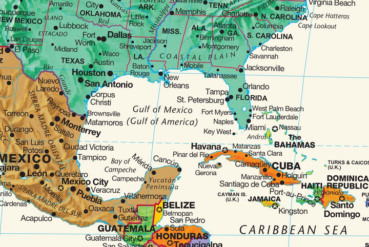 Contemporary World Wall Map with Flags by Globe Turner