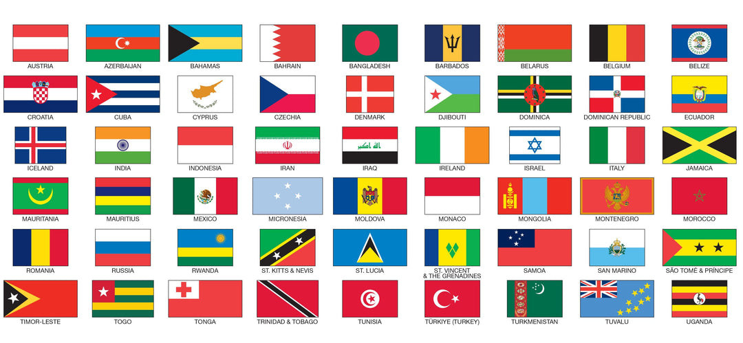 Contemporary World Wall Map with Flags by Globe Turner