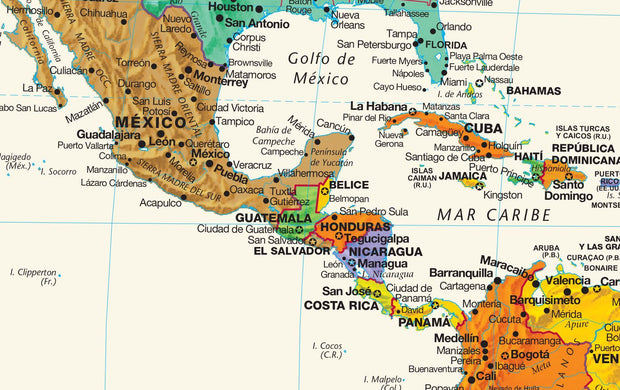 Mapamundi Contemporáneo en Español