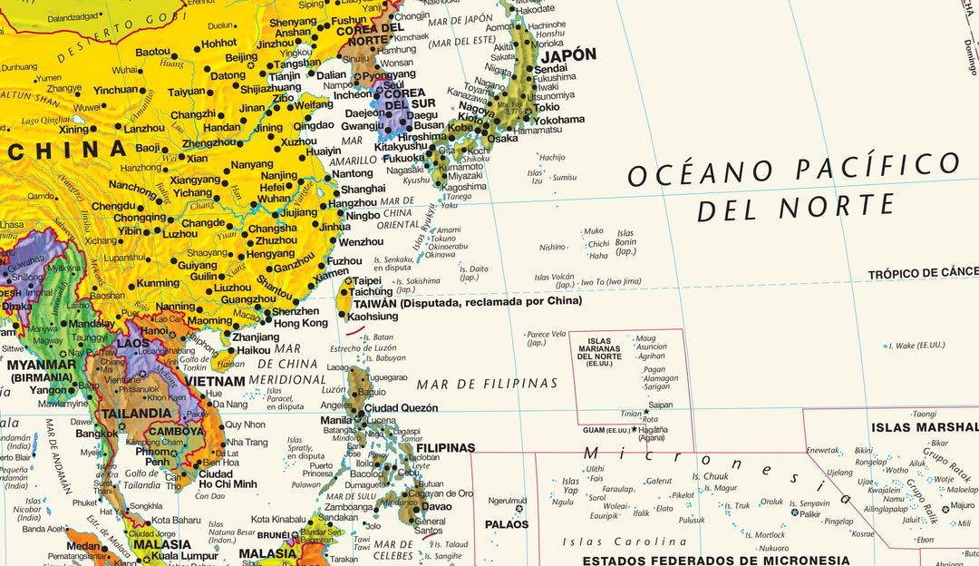 Mapamundi Contemporáneo en Español