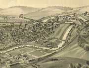 Bird's Eye View of Clarksburg, WV,  1898