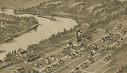 Bird's Eye View of Morgantown, 1897