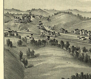 Bird's Eye View of Salem, WV, 1899