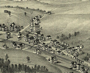 Bird's Eye View of Salem, WV, 1899