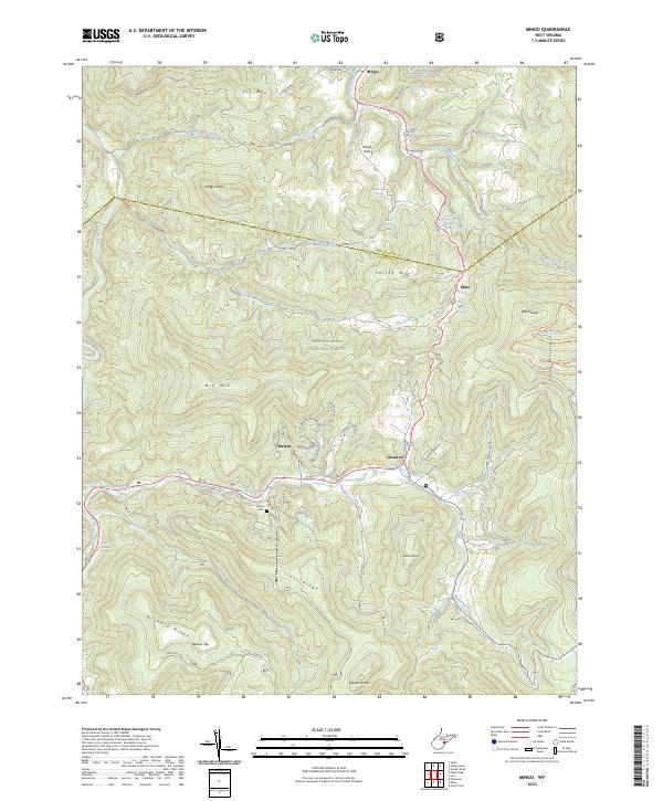 US Topo 7.5-minute map for Mingo WV