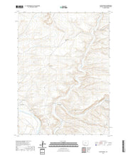 USGS US Topo 7.5-minute map for Austin Ranch WY 2021