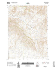 USGS US Topo 7.5-minute map for Badwater WY 2021