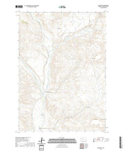 USGS US Topo 7.5-minute map for Bain Draw WY 2021