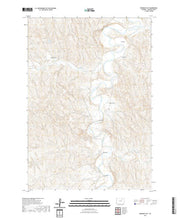 USGS US Topo 7.5-minute map for Bowman Flat WY 2021
