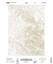US Topo 7.5-minute map for Bowman Hill WY