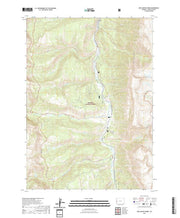 USGS US Topo 7.5-minute map for Box Canyon Creek WY 2021