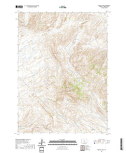 USGS US Topo 7.5-minute map for Bradley Peak WY 2021