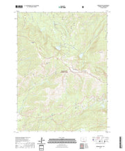 USGS US Topo 7.5-minute map for Bridger Peak WY 2021