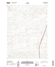 USGS US Topo 7.5-minute map for Bristol Ridge WY 2021
