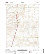 USGS US Topo 7.5-minute map for Bristol Ridge NE WY 2021