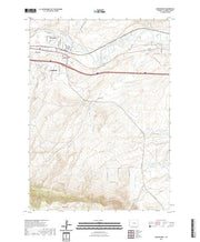 USGS US Topo 7.5-minute map for Brookhurst WY 2021