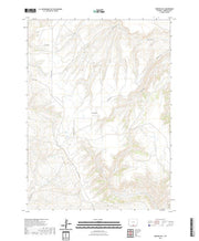 USGS US Topo 7.5-minute map for Browns Hill WY 2021