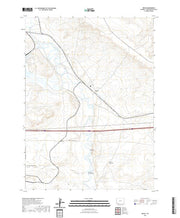 USGS US Topo 7.5-minute map for Bryan WY 2021