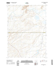 USGS US Topo 7.5-minute map for Bucklin Reservoirs WY 2021