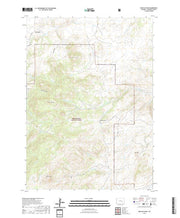 USGS US Topo 7.5-minute map for Buffalo Peak WY 2021