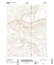 USGS US Topo 7.5-minute map for Burntfork WY 2021