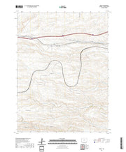 USGS US Topo 7.5-minute map for Emkay WY 2021