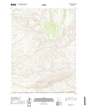 USGS US Topo 7.5-minute map for Hawks Nest WYUT 2021
