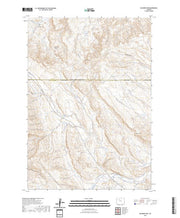 US Topo 7.5-minute map for Hillberry Rim WY