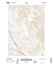 US Topo 7.5-minute map for Lake De Smet East WY