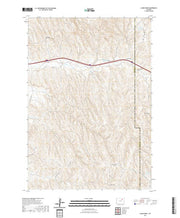 US Topo 7.5-minute map for Laskie Draw WY
