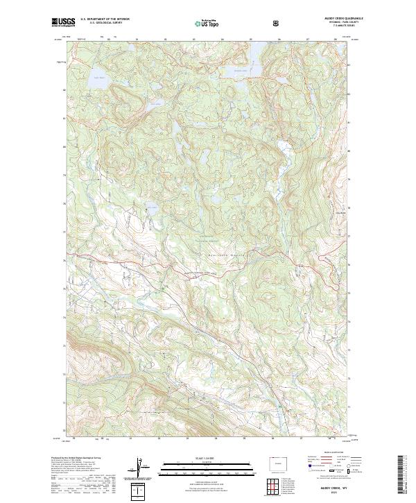 US Topo 7.5-minute map for Muddy Creek WY