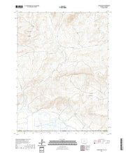 USGS US Topo 7.5-minute map for Poison Basin WYCO 2021