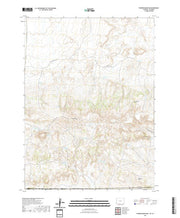 USGS US Topo 7.5-minute map for Powder Mountain WYCO 2021
